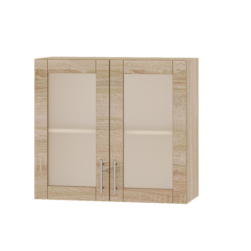 Кухонный модуль витрина Оптима Верх ВВ10-800 Дуб Сонома/Дуб Сонома 800х296х720 мм (DTM-073447)