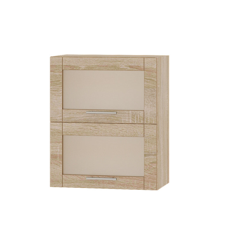 Кухонный модуль витрина Оптима Верх ВВ14-600 Дуб Сонома/Дуб Сонома 600х296х720 мм (DTM-073475)