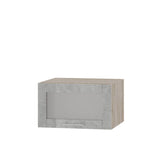 Кухонный модуль витрина Оптима Верх ВВ21-600 Дуб Сонома/Бетон 600х570х360 мм (DTM-073538)