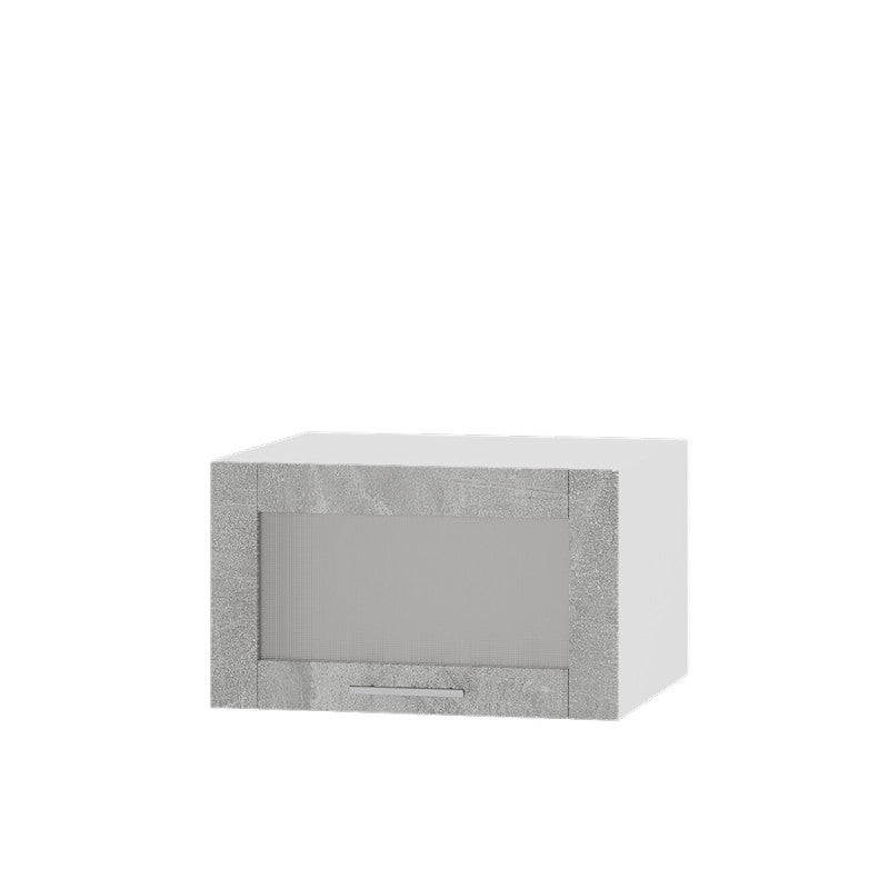 Кухонный модуль витрина Оптима Верх ВВ21-600 Белый/Бетон 600х570х360 мм (DTM-073531)