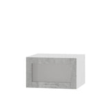 Кухонный модуль витрина Оптима Верх ВВ21-600 Белый/Бетон 600х570х360 мм (DTM-073531)