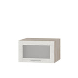 Кухонный модуль витрина Оптима Верх ВВ21-600 Дуб Сонома/Дуб Крафт Белый 600х570х360 мм (DTM-073539)