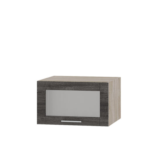 Кухонный модуль витрина Оптима Верх ВВ21-600 Дуб Сонома/Дуб Сонома Трюфель 600х570х360 мм (DTM-073542)