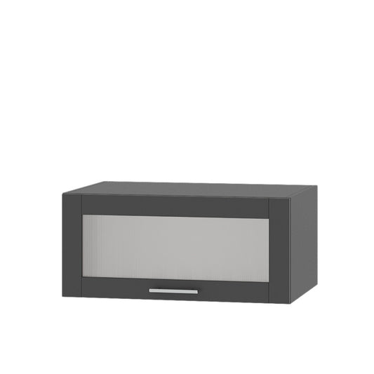 Кухонный модуль витрина Оптима Верх ВВ21-800 Антрацит/Антрацит 800х570х360 мм (DTM-073544)