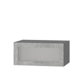 Кухонный модуль витрина Оптима Верх ВВ21-800 Антрацит/Бетон 800х570х360 мм (DTM-073545)