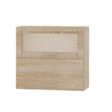 Кухонный модуль витрина Оптима Верх ВВГ14-800 Дуб Сонома/Дуб Сонома 800х296х720 мм (DTM-073375)