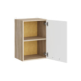 Кухонный модуль верхний Эверест Эко 400 дуб сонома/нимфея альба (белый) 40х30х58 см (DTM-071013)