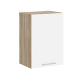 Кухонный модуль верхний Эверест Эко 400 дуб сонома/нимфея альба (белый) 40х30х58 см (DTM-071013)