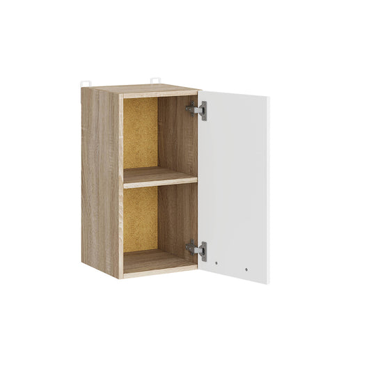 Кухонный модуль верхний Эверест Эко 300 дуб сонома/нимфея альба (белый) 30х30х58 см (DTM-071034)