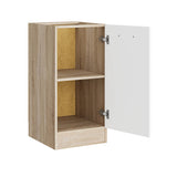 Кухонный модуль нижний Эверест Эко 400 дуб сонома/нимфея альба (белый) (без столешницы) 40х46х82 см (DTM-071044)