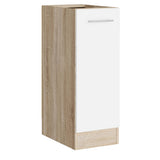 Кухонный модуль нижний Эверест Эко 300 дуб сонома/нимфея альба (белый) (без столешницы) 30х46х82 см (DTM-071048)