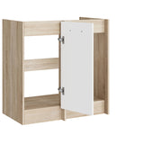 Кухонный модуль нижний угловой Эверест Эко 790 дуб сонома/нимфея альба (без столешницы) 79х46х82 см (DTM-071049)