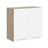 Кухонный модуль верхний Эверест Эко 600 дуб сонома/нимфея альба (белый) 60х30х58 см (DTM-071050)