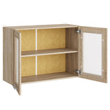 Кухонный модуль витрина Эверест Эко 800 дуб сонома/сонома 80х30х58 см (DTM-071054)