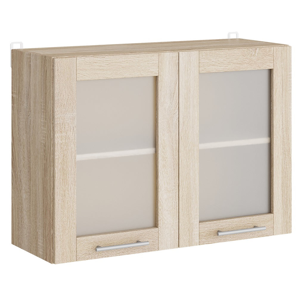 Кухонный модуль витрина Эверест Эко 800 дуб сонома/сонома 80х30х58 см (DTM-071054)