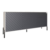 Комод с черными металлическими ножками LION Амарант 168x40x76,5 см Бетон Style/Графитовый (LION-041884)