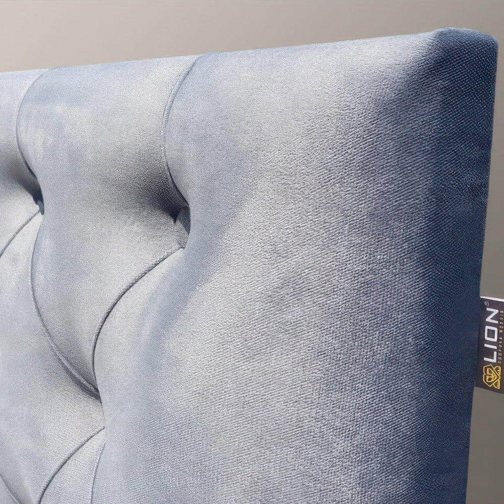 Двуспальная кровать с мягким изголовьем LION Аврора Лили 09 180х200 см (LION-041686)