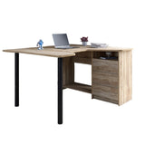 Геймерский компьютерный стол LION Буст угловой с ящиками Дуб сонома трюфель (LION-041457)