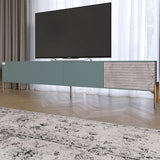 Тумба под телевизор на золотых металлических ножках LION Грей Гранит серый/Камень (LION-042565)