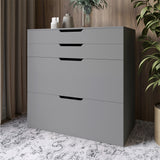 Комод-трюмо с зеркалом, нишей под сиденьем и ящиком LION Азия Антрацит (LION-041662) ТОП