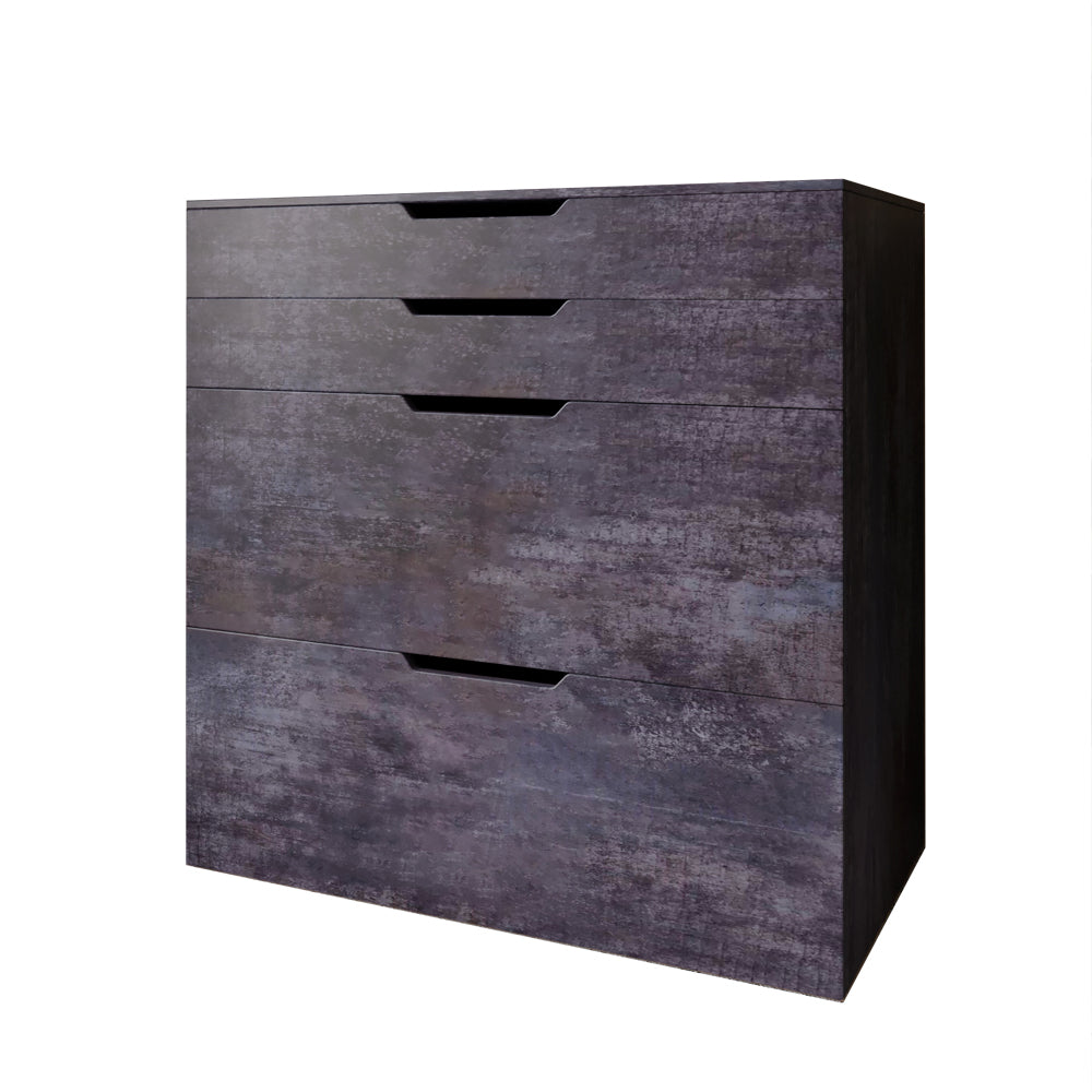 Комод-трюмо с зеркалом, нишей под сиденьем и ящиком LION Азия Бетон темный (LION-041665)