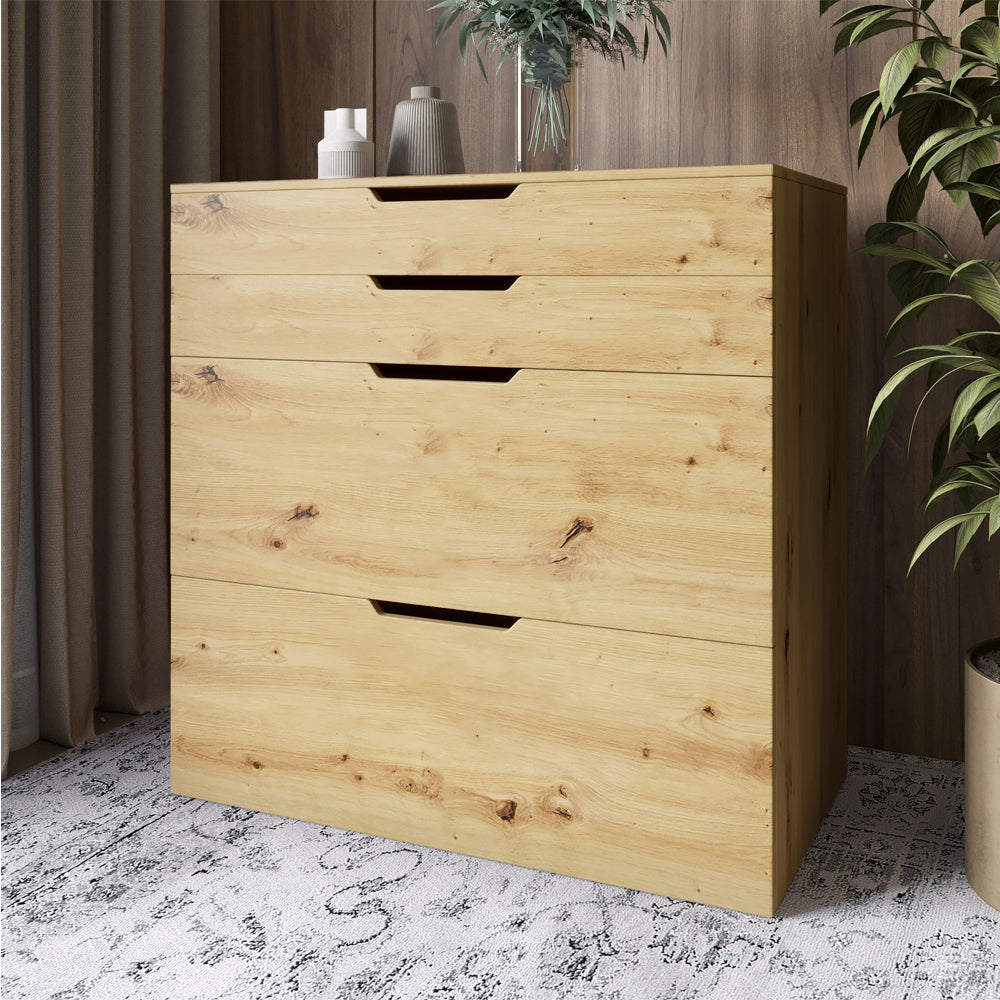 Комод-трюмо с зеркалом, нишей под сиденьем и ящиком LION Азия Дуб Артизан (LION-041668)