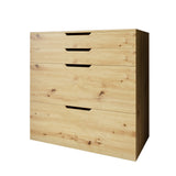 Комод-трюмо с зеркалом, нишей под сиденьем и ящиком LION Азия Дуб Артизан (LION-041668)