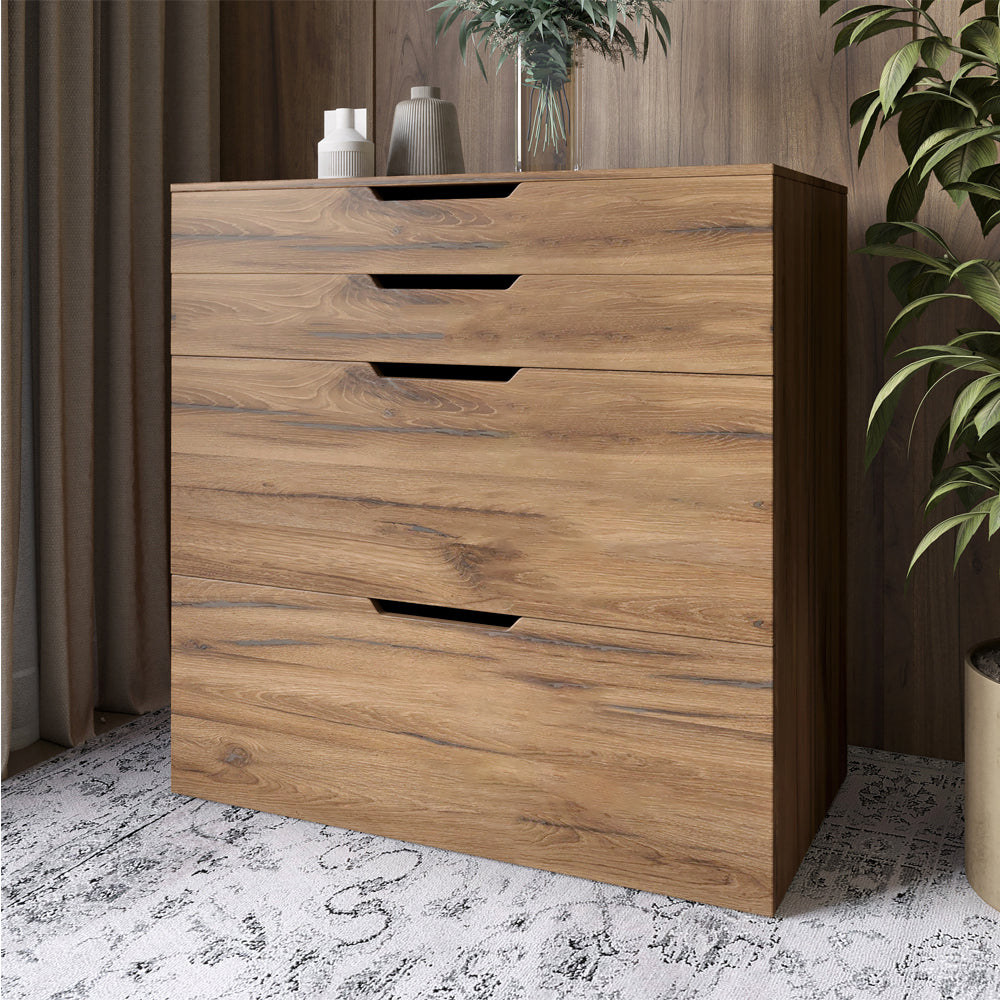 Комод-трюмо с зеркалом, нишей под сиденьем и ящиком LION Азия Дуб Ливорно (LION-041669)