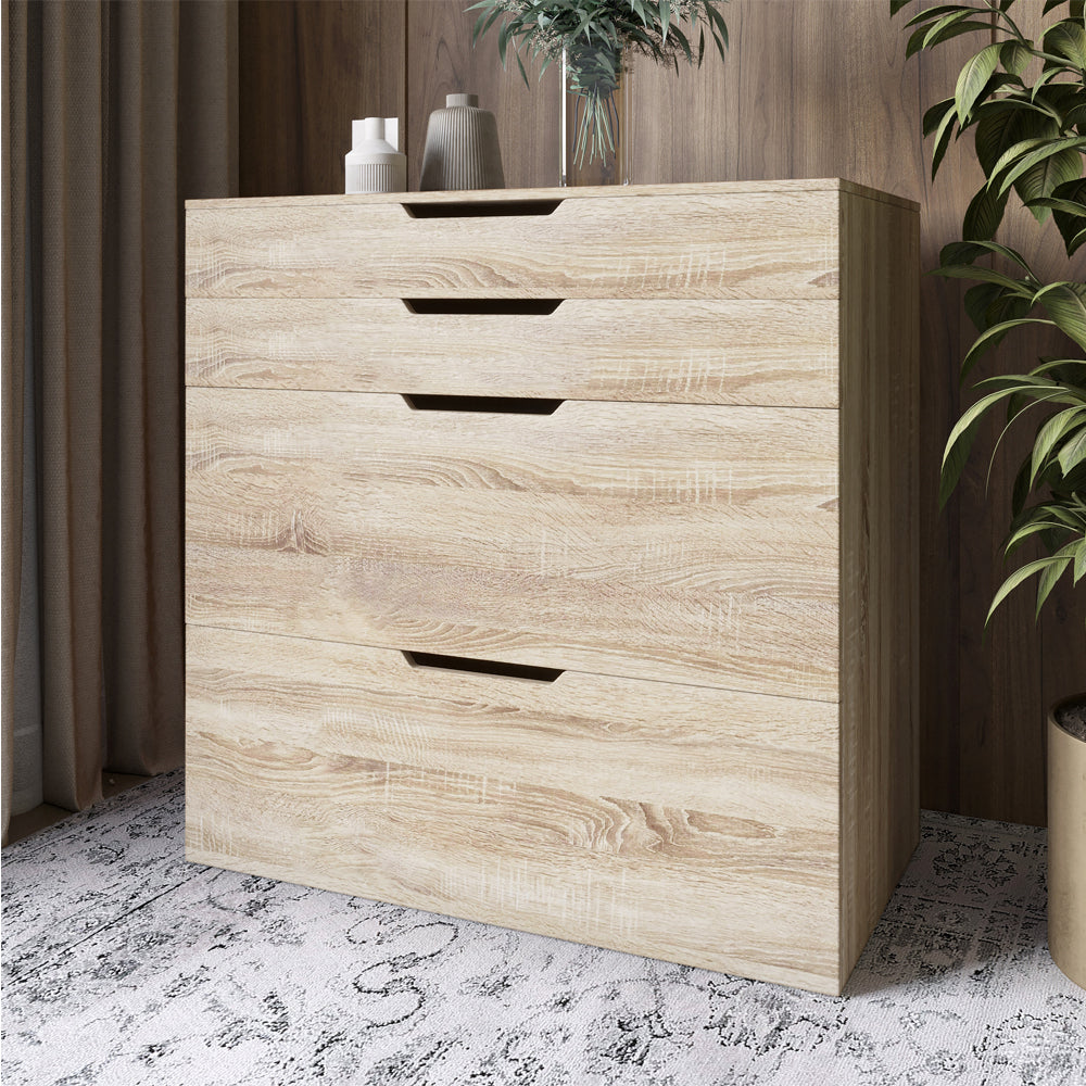 Комод-трюмо с зеркалом, нишей под сиденьем и ящиком LION Азия Дуб Сонома (LION-041670)