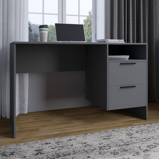 Стол письменный LION Краш Антрацит (LION-044041) ТОП