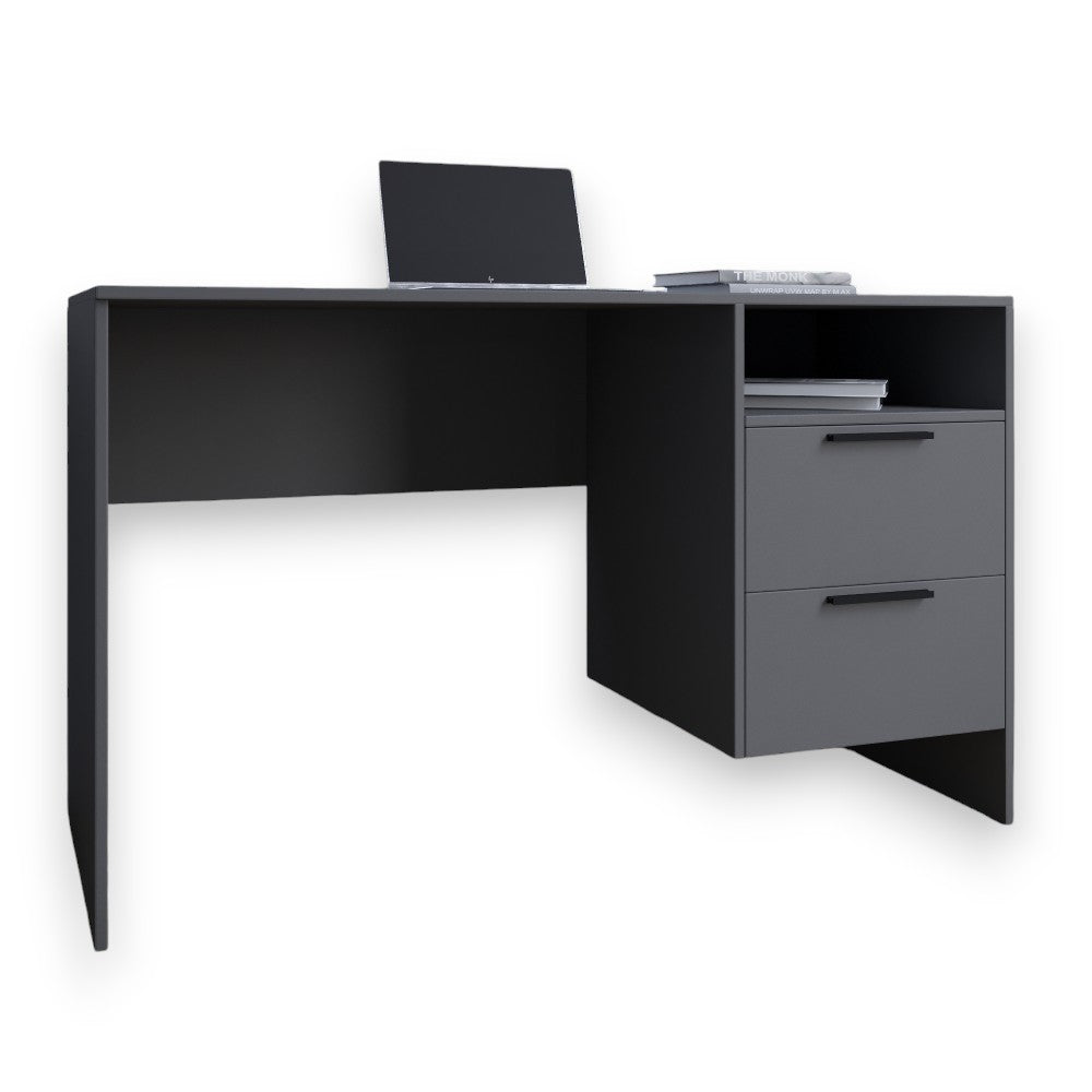Стол письменный LION Краш Антрацит (LION-044041) ТОП