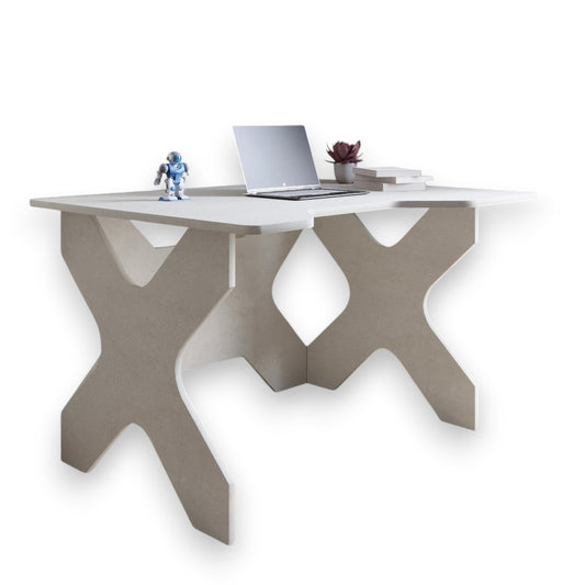 Компьютерный стол LION Донат 120х90х74,5 см Бетон style (LION-041703)