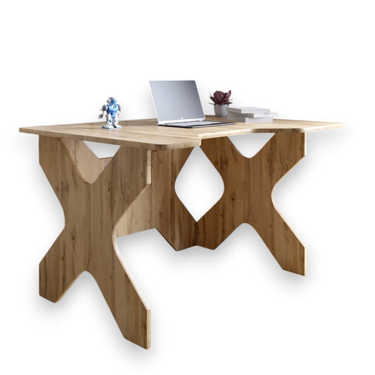 Компьютерный стол LION Донат 120х90х74,5 см Дуб аппалачи (LION-041702)