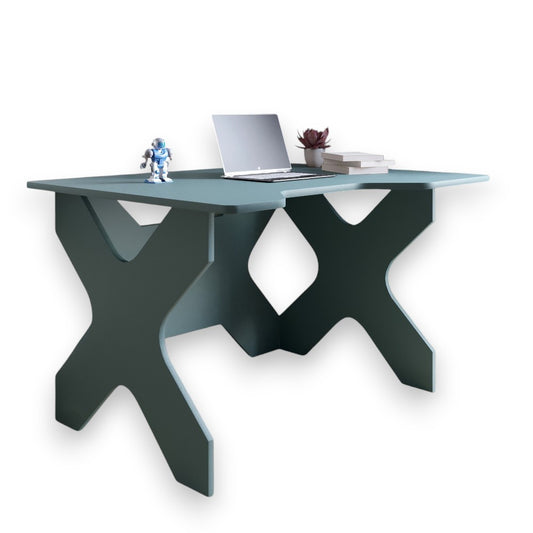 Компьютерный стол LION Донат 120х90х74,5 см Гранит серый (LION-041704)