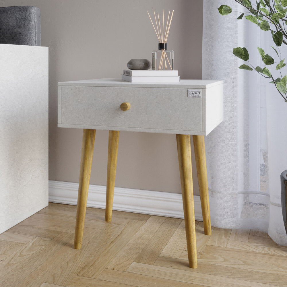 Тумба прикроватная LION Хьюге-4 Бетон style (LION-041013)