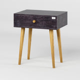 Тумба прикроватная LION Хьюге-4 Бетон темный (LION-041014)