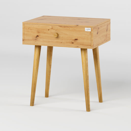 Тумба прикроватная LION Хьюге-4 Дуб Артизан (LION-041020)