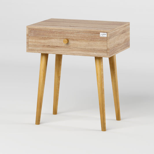 Тумба прикроватная LION Хьюге-4 Дуб Сонома Трюфель (LION-041023)