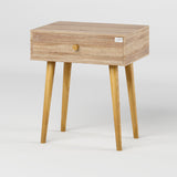 Тумба прикроватная LION Хьюге-4 Дуб Сонома Трюфель (LION-041023)