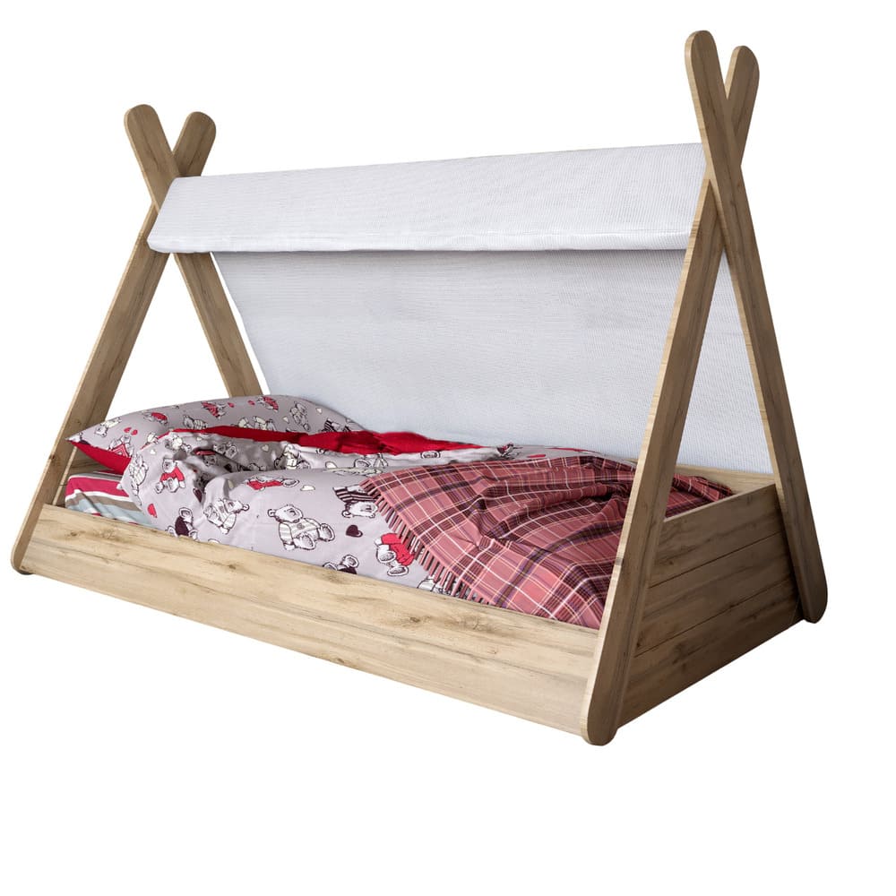 Детская кроватка с балдахином LION Инди Дуб Аппалачи (LION-041432)