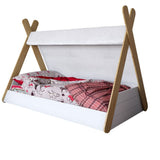 Детская кроватка с балдахином LION Инди Нимфея Альба/Дуб Артизан (LION-041444)