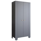 Шкаф распашной двухдверный в детскую комнату 900х450х1900 LION Инди Антрацит (LION-041573)