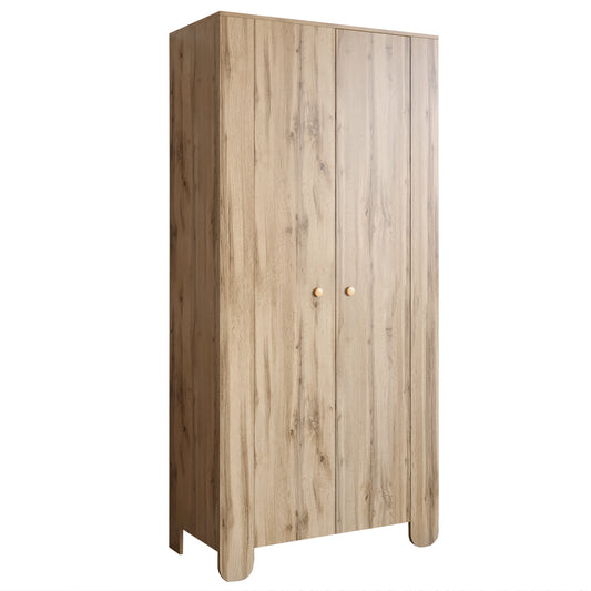 Шкаф распашной двухдверный в детскую комнату 900х450х1900 LION Инди Дуб Аппалачи (LION-041578)