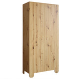 Шкаф распашной двухдверный в детскую комнату 900х450х1900 LION Инди Дуб Артизан (LION-041579)