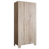 Шкаф распашной двухдверный в детскую комнату 900х450х1900 LION Инди Дуб сонома трюфель (LION-041581)