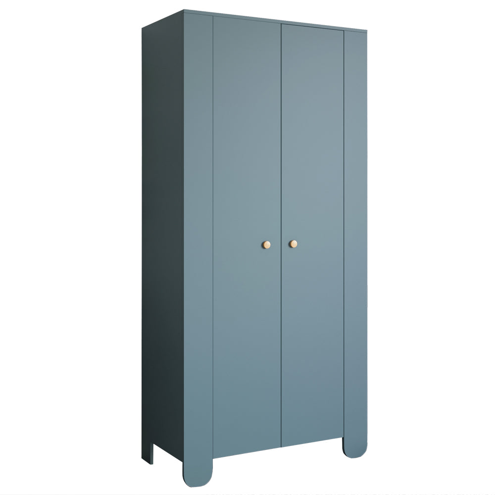 Шкаф распашной двухдверный в детскую комнату 900х450х1900 LION Инди Гранит серый (LION-041577)