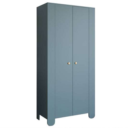 Шкаф распашной двухдверный в детскую комнату 900х450х1900 LION Инди Гранит серый (LION-041577)