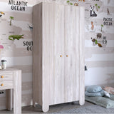 Шкаф распашной двухдверный в детскую комнату 900х450х1900 LION Инди Самоа Дымчатый (LION-041586)