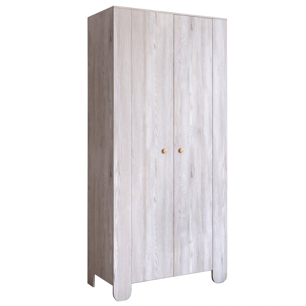 Шкаф распашной двухдверный в детскую комнату 900х450х1900 LION Инди Самоа Дымчатый (LION-041586)