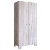 Шкаф распашной двухдверный в детскую комнату 900х450х1900 LION Инди Самоа Дымчатый (LION-041586)